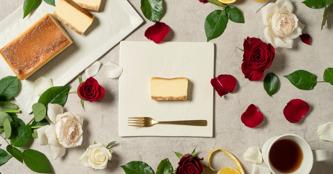 薔薇が香るチーズケーキ「bake rose」のイメージ画像